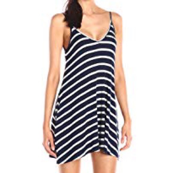 Lovers + Friends Dresses & Skirts - Lovers + Friends | Navy White Stripe Tank Dress-M4
